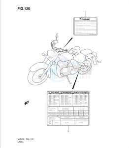 VL800 drawing LABEL (VL800L1 E2)