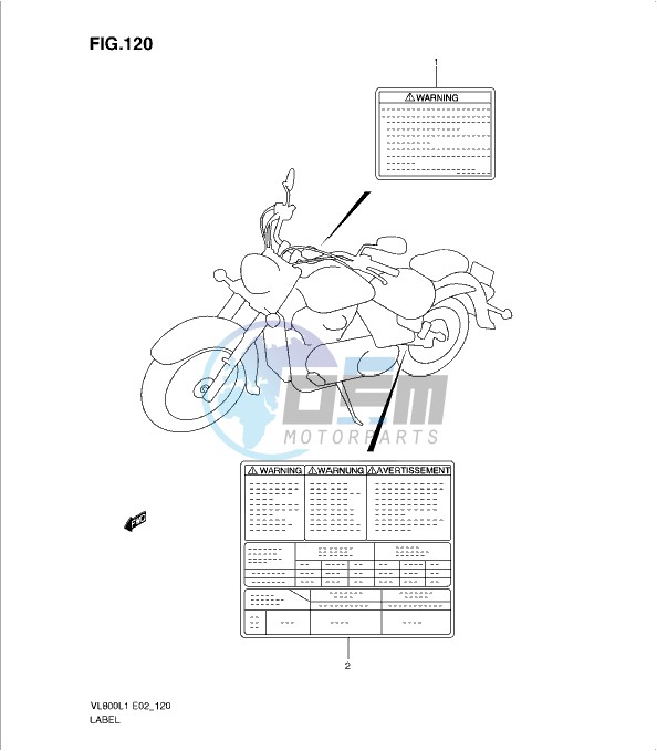 LABEL (VL800L1 E2)