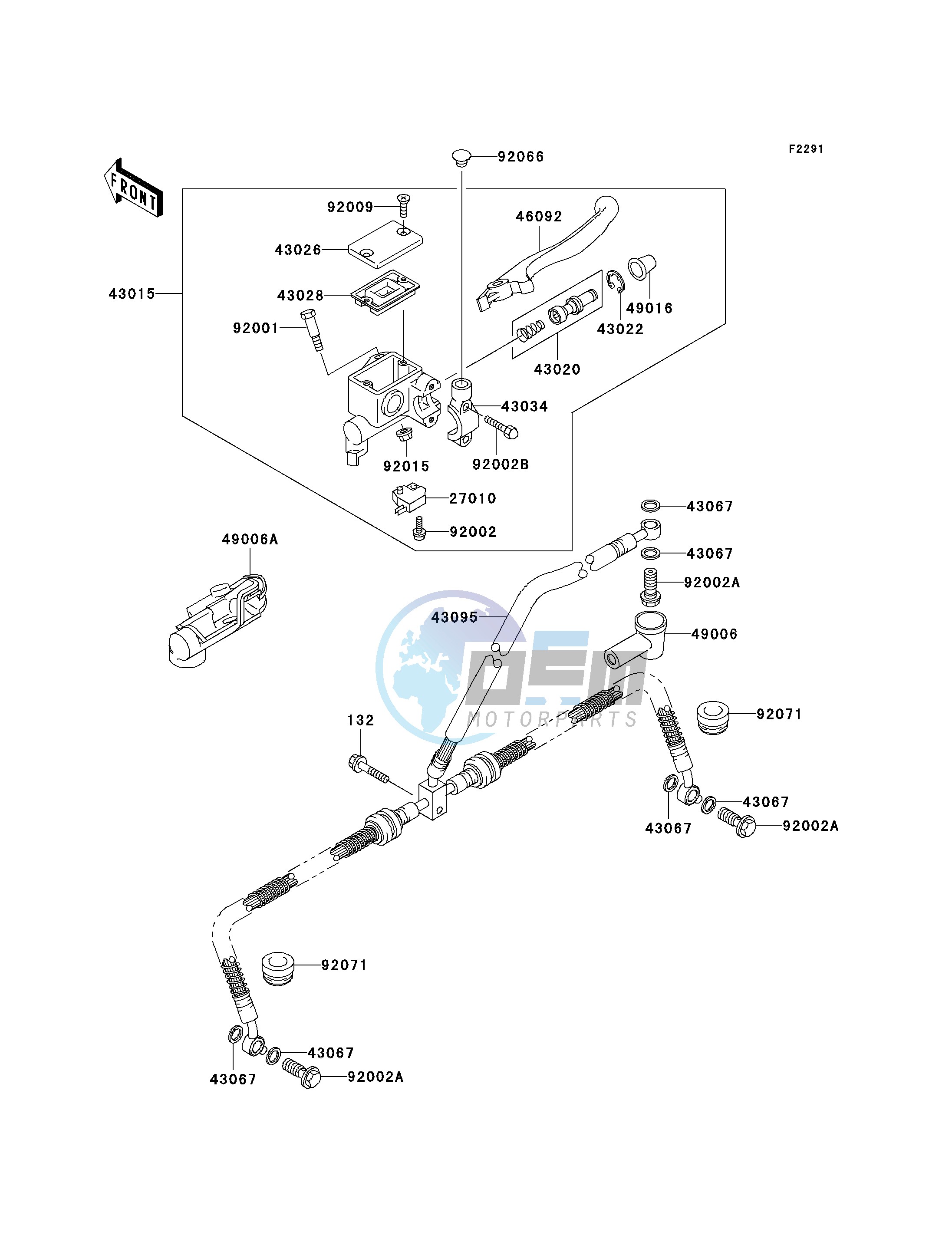 FRONT MASTER CYLINDER