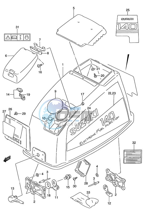 Engine Cover (DT140EFI