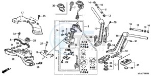 GL1800C drawing HANDLE PIPE/TOP BRIDGE