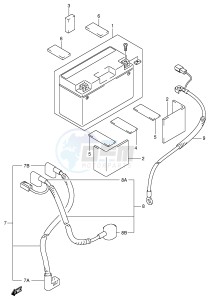 DR-Z400 (E1) drawing BATTERY (DR-Z400EY EK1 EK2 EK3 EK4)