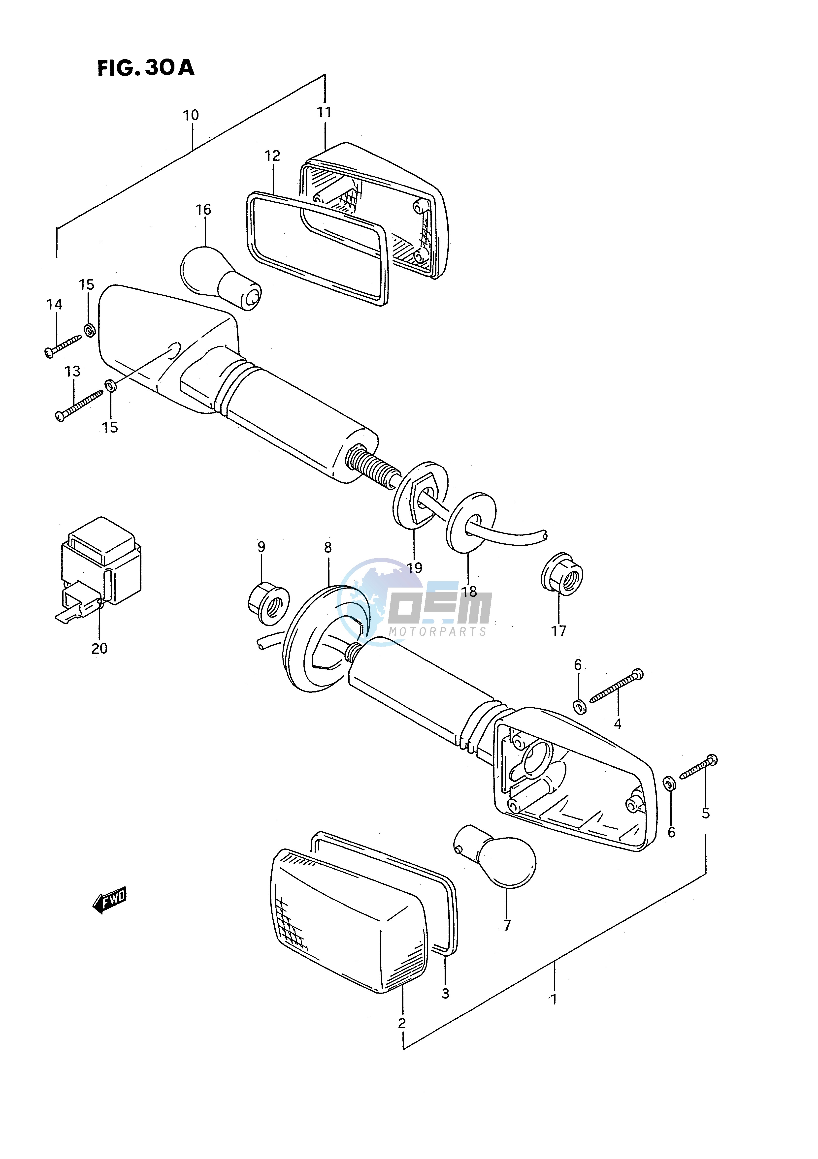 TURNSIGNAL LAMP (MODEL R S)