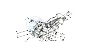 MAXSYM 400I (L8) EU drawing CRANKCASE  LINKS