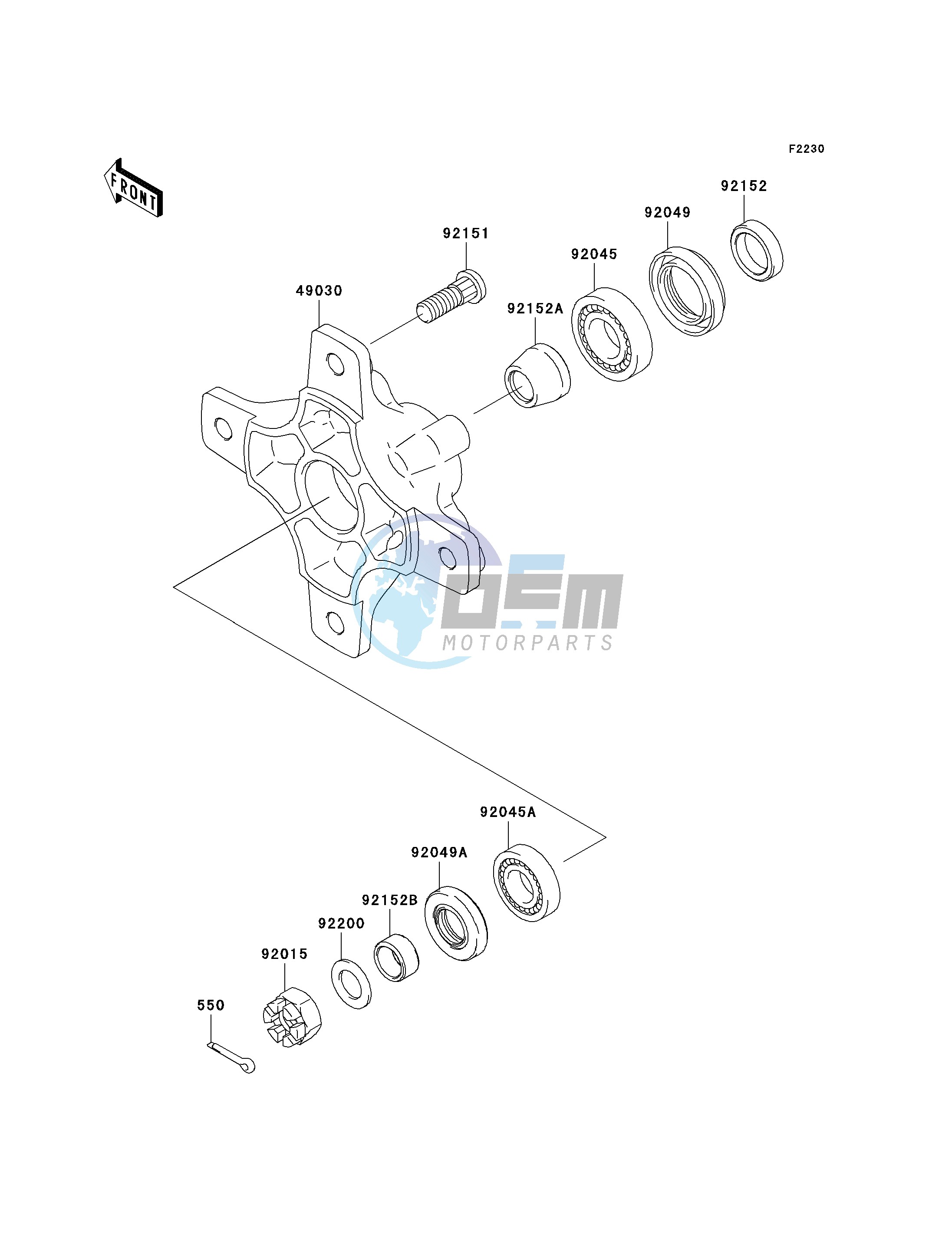 FRONT HUB