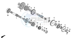 NSR50S drawing TRANSMISSION