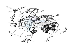 HD 2 125i drawing HEAD LIGHT / INDICATORS