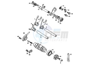 NAVIGATOR 1000 drawing GEAR SHIFTING