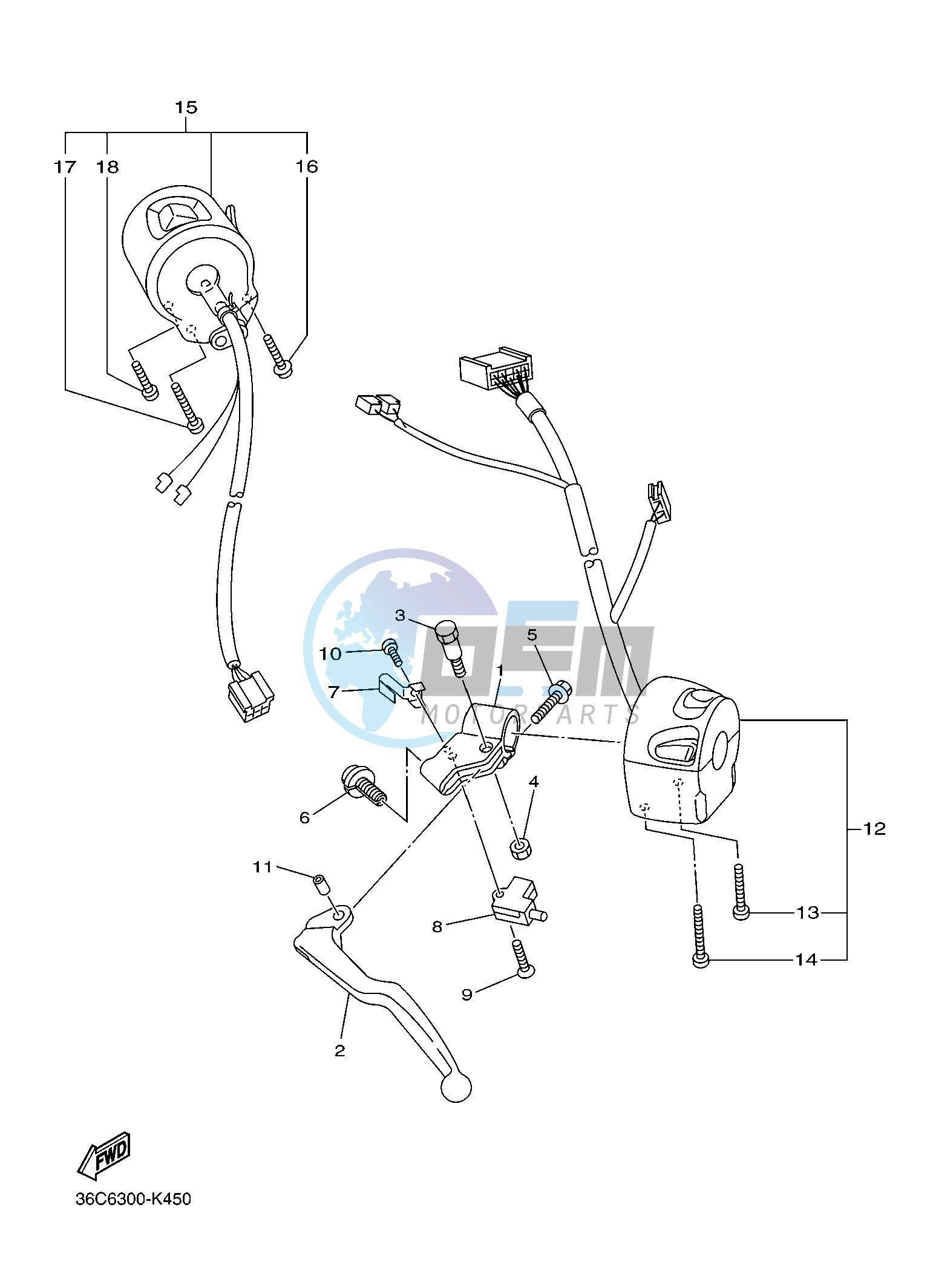 HANDLE SWITCH & LEVER