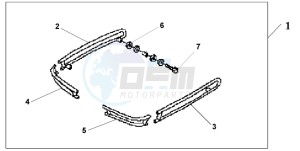 GL1800A drawing SADDLEBAG GUARD P