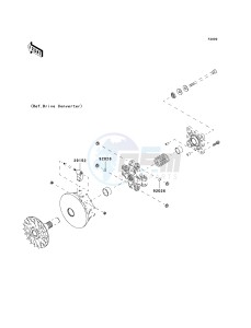 KAF400 C [MULE 610 4X4 HARDWOODS GREEN HD] (C1) C1 drawing OPTIONAL PARTS-- ENGINE- -