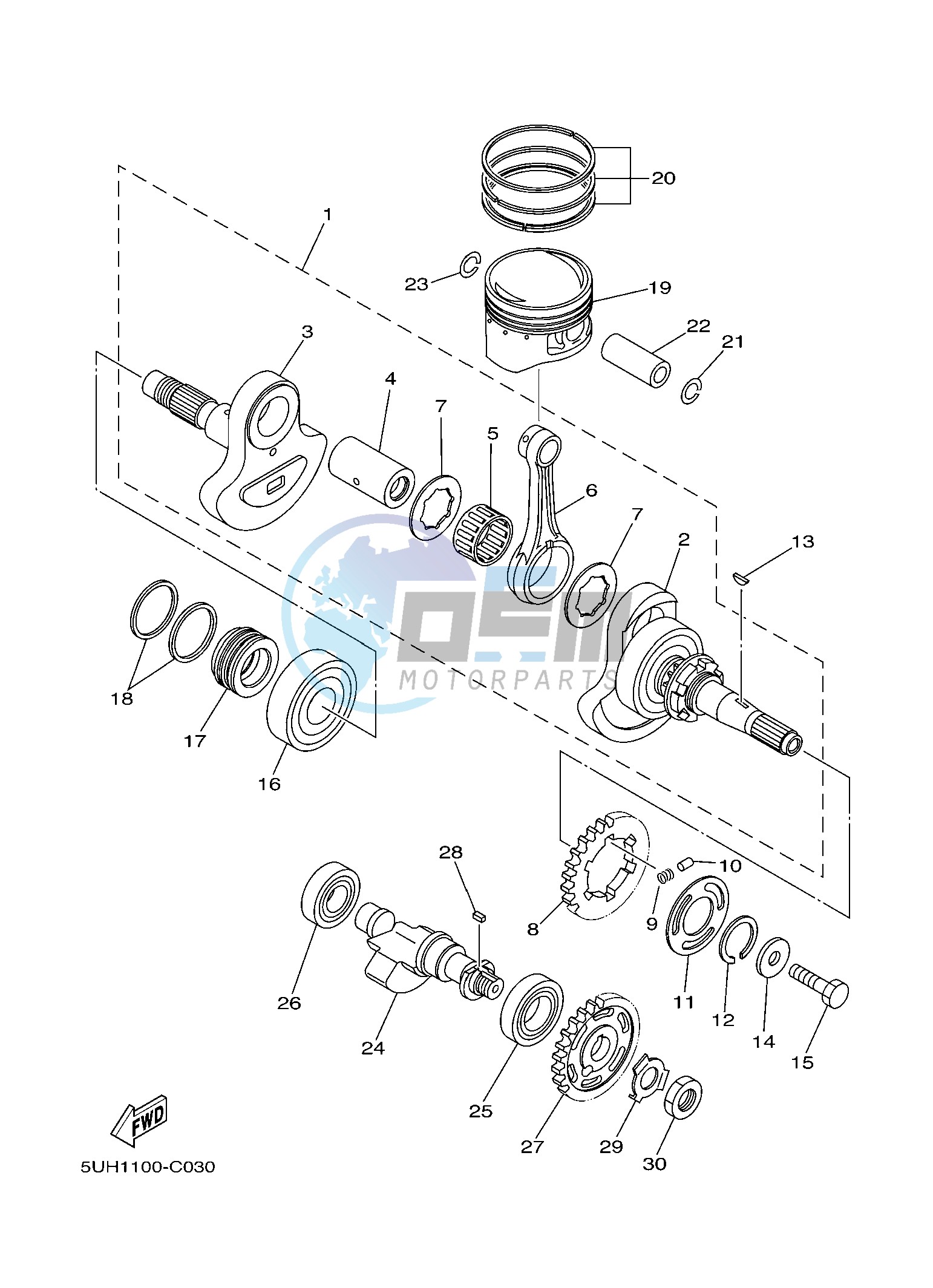 CRANKSHAFT & PISTON