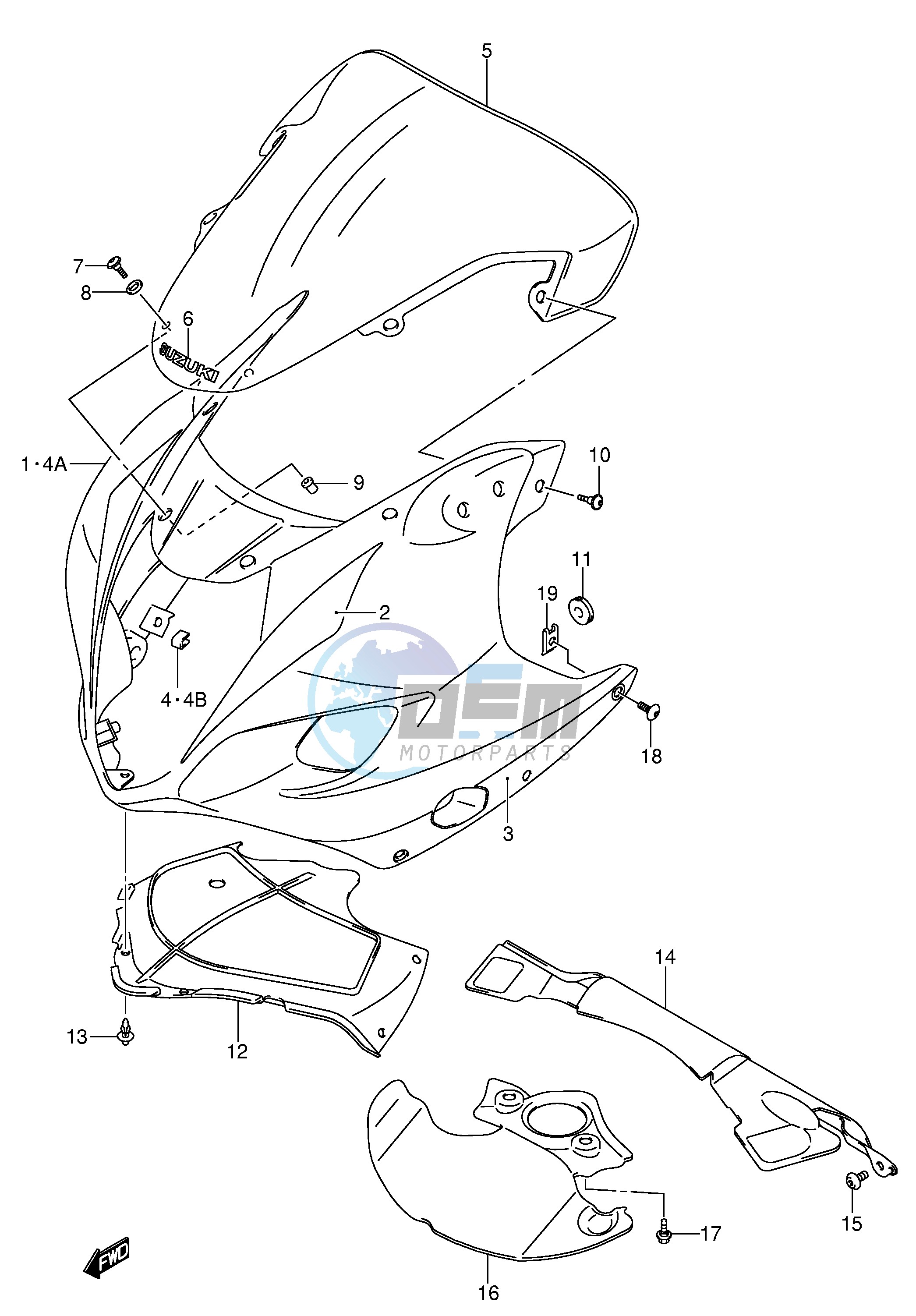 COWLING BODY (MODEL K4)