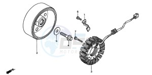 CB600F CB600F drawing GENERATOR