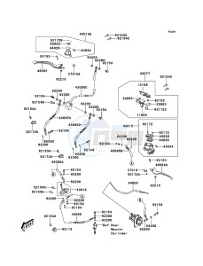 KVF300 KVF300CCF EU drawing Front Master Cylinder