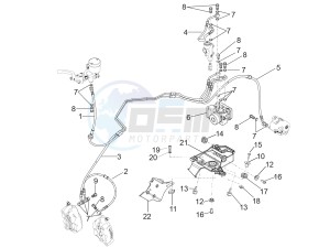 RSV4 1000 Racing Factory L.E. USA-CND (NAFTA) drawing ABS Brake system