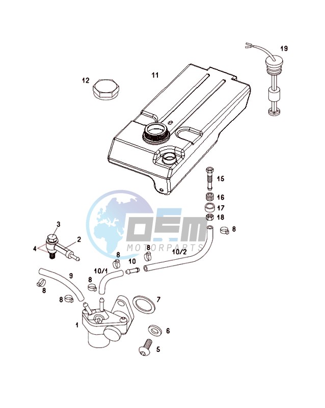 Oil pump-oil tank