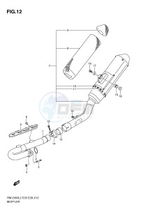 RM-Z450 (E3) drawing MUFFLER