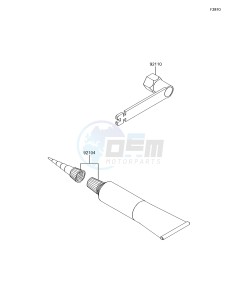 KX85 KX85CHF EU drawing Owner's Tools