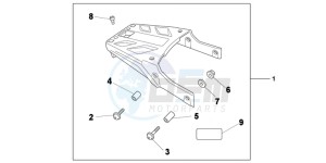 NC700XDC drawing KIT  RR CARRIER