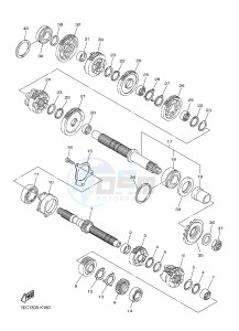 FZ1-S FZ1 FAZER 1000 (2DV6) drawing TRANSMISSION