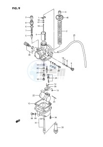 LT-F250 (E3) drawing CARBURETOR (MODEL J K)