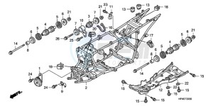 TRX420TMA Europe Direct - (ED / 2WD) drawing FRAME BODY