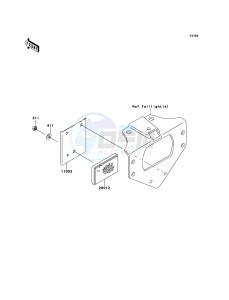 KFX700 KSV700ABF EU drawing Reflectors(EU)