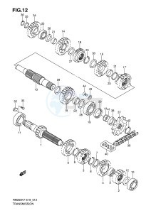 RM250 (E19) drawing TRANSMISSION