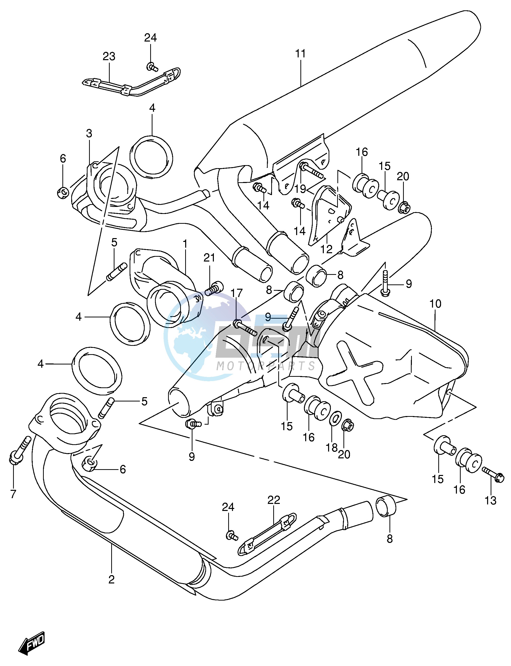 MUFFLER (MODEL K1 K2 K3 K4)