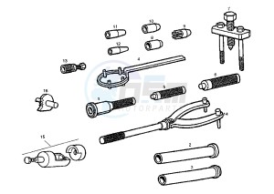 GPR R - 50 cc drawing WORKSHOP SERVICE TOOLS