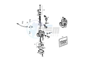 SENDA SM X-RACE - 50 cc drawing CARBURETOR