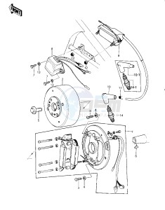 KDX 400 A [KDX400] (A1-A2) [KDX400] drawing IGNITION_GENERATOR