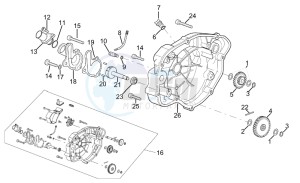 MX 50 2004 drawing Clutch cover