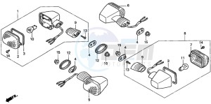 CBR600F3 drawing WINKER