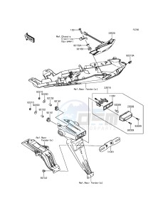 NINJA_ZX-6R_ABS ZX636FEF FR GB XX (EU ME A(FRICA) drawing Taillight(s)