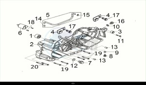 JOYMAX-Z+ 125 (LW12W3-EU) (M2) drawing L. CRANK CASE COMP