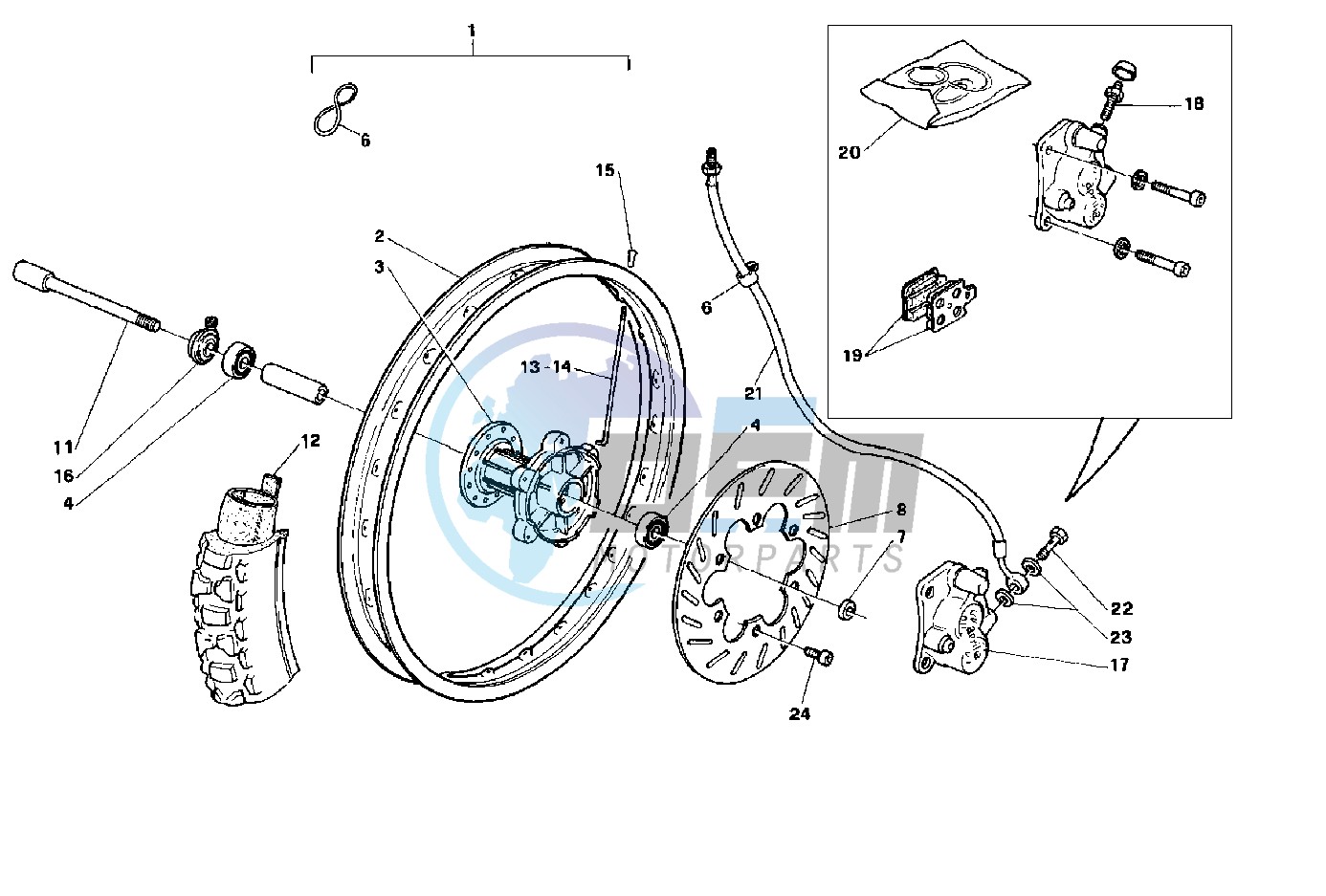 Front wheel