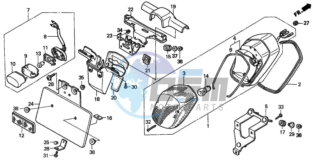 TAILLIGHT (VT750C/C2/NV750C2)