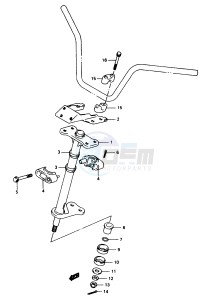 LT-F250 1997 drawing STEERING SHAFT