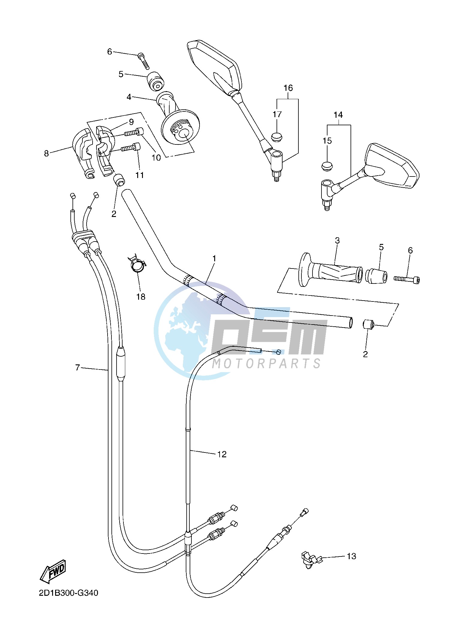 STEERING HANDLE & CABLE