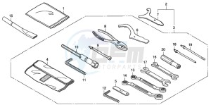 VFR800A drawing TOOLS