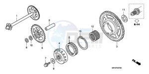 CB1000R9 France - (F / CMF) drawing STARTING CLUTCH