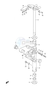 DF 20A drawing Swivel Bracket Remote Control w/Power Tilt