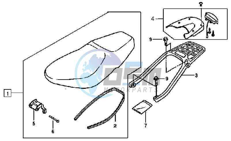 BUDDYSEAT - REAR LUGGAGE FRAME