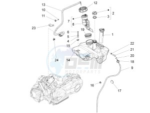 LX 150 4T 3V ie drawing Fuel Tank