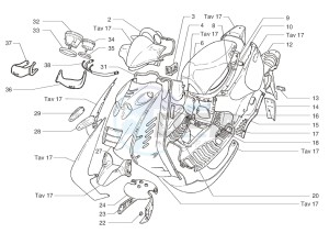 Ark AC 45 Blue-White-Matt Black 50 drawing Protection covers