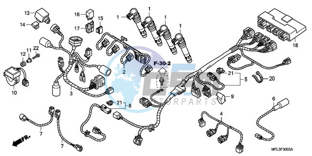 SUB HARNESS (CBR1000RA)