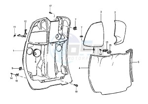 ET4 50 drawing Front glove compartment