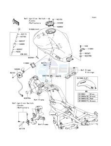 EX 650 C [NINJA 650R] (C9F) C9F drawing FUEL TANK